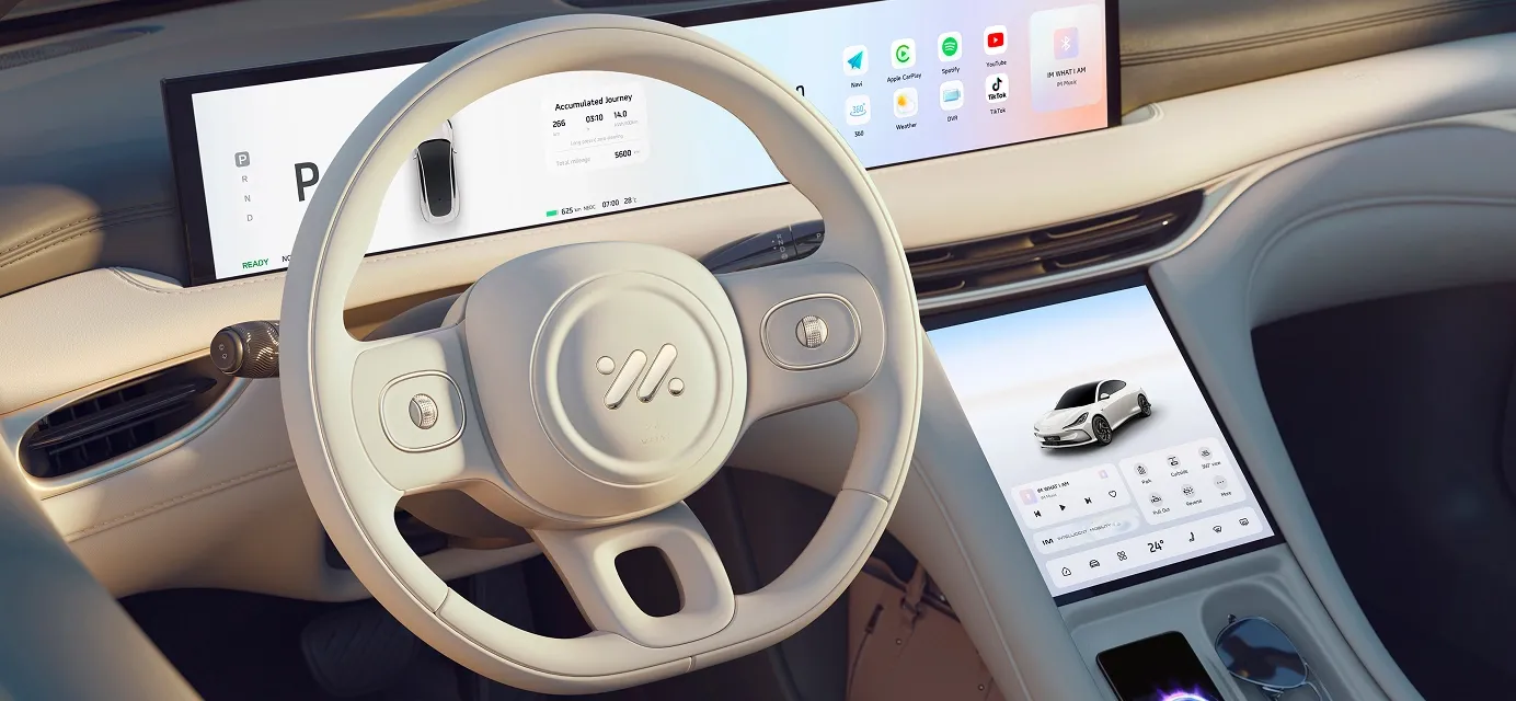 IM5 steering wheel and driver display