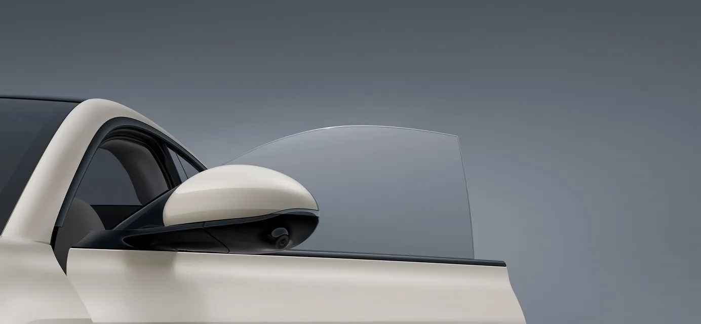 Frameless door and flush handle on the IM5
